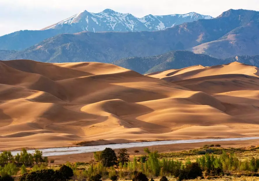 Medano Creek water levels