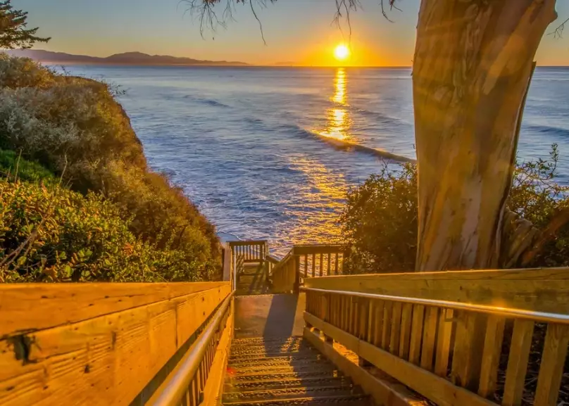 where do most people visit in California