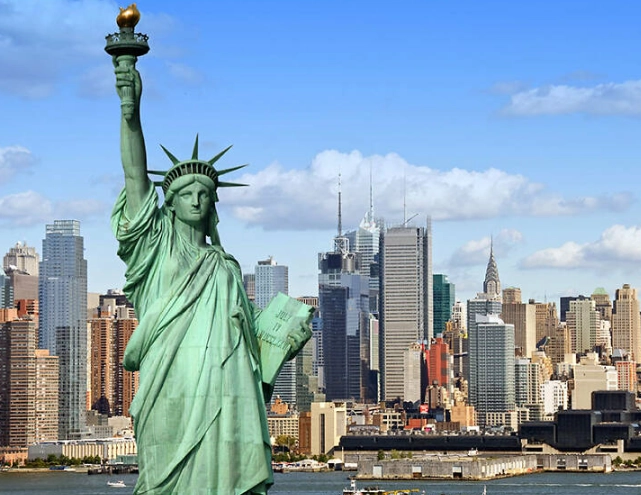 USA tourist attractions map