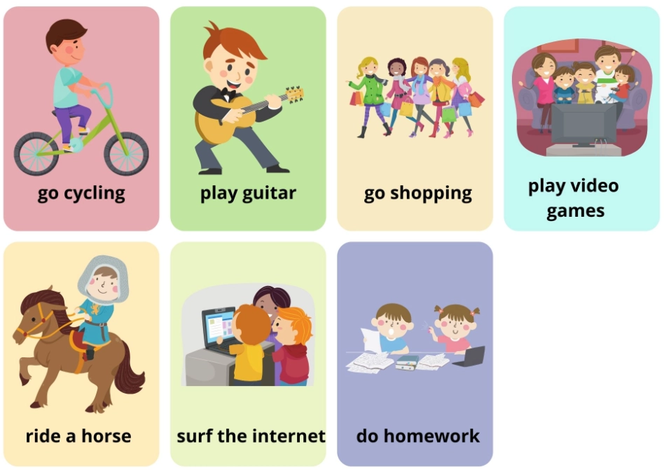 What is the most popular free time activity in the US?