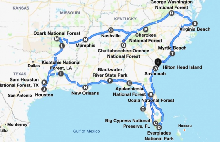 american southwest road trip itinerary