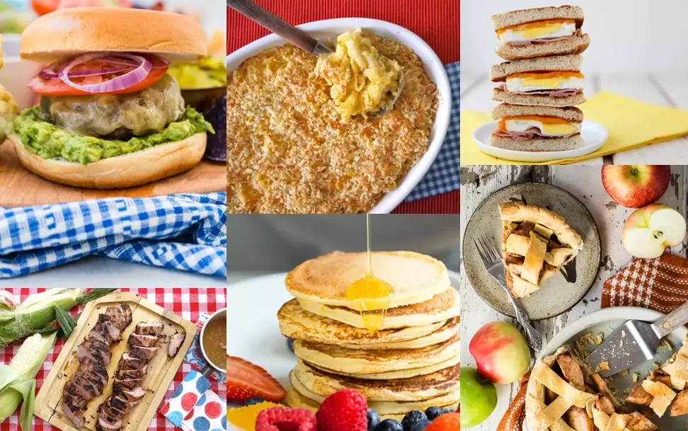 American food for dinner