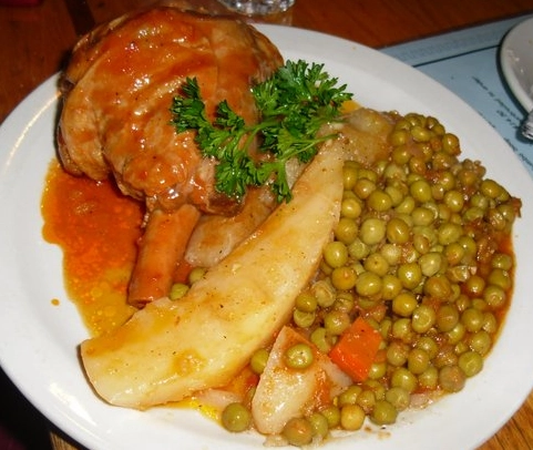 list of dinner food in USA