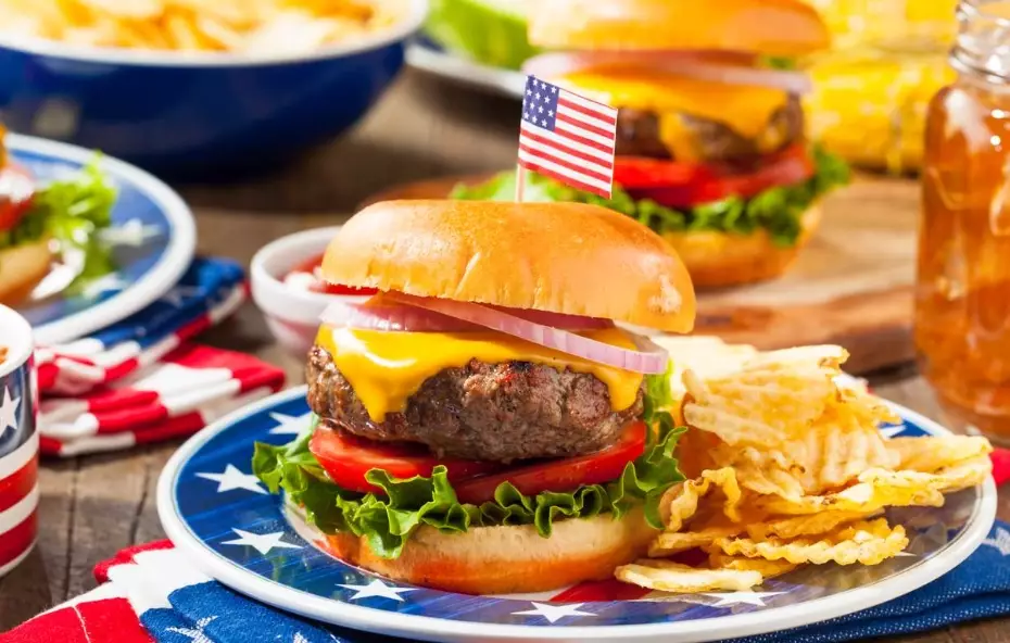 typical american dinner