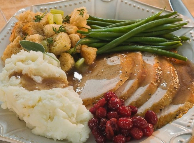 typical american dinner