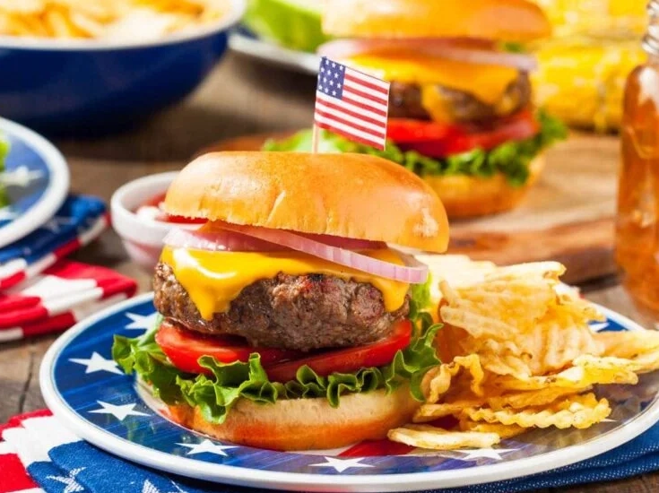 american lunch foods