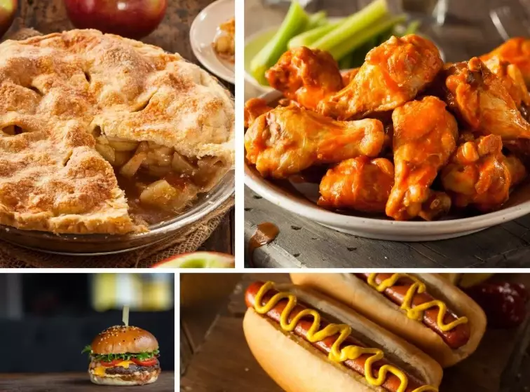 What is a typical American dinner?