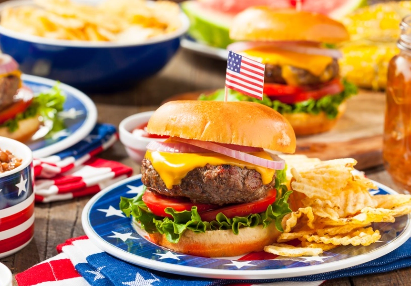 history of american food