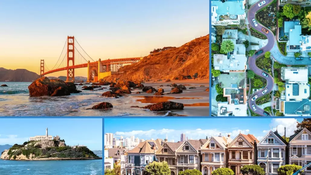 Top 20 most beautiful places in San Francisco